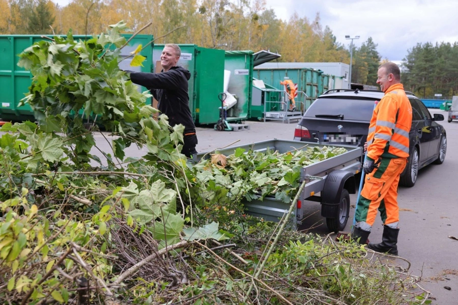 Abgabe von Grünabfällen